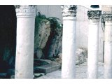 Roman Cardo arcaded shopping area colonnades in Jerusalem